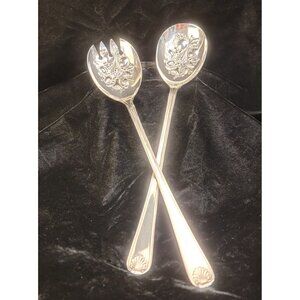 Vintage Sheffield, England, Silverplate Serving Set of 2